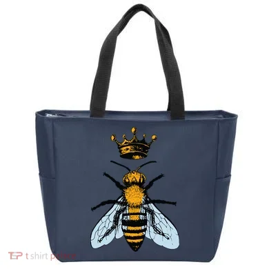 Bee King Crown Tote Bag