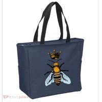 Bee King Crown Tote Bag thumb 2