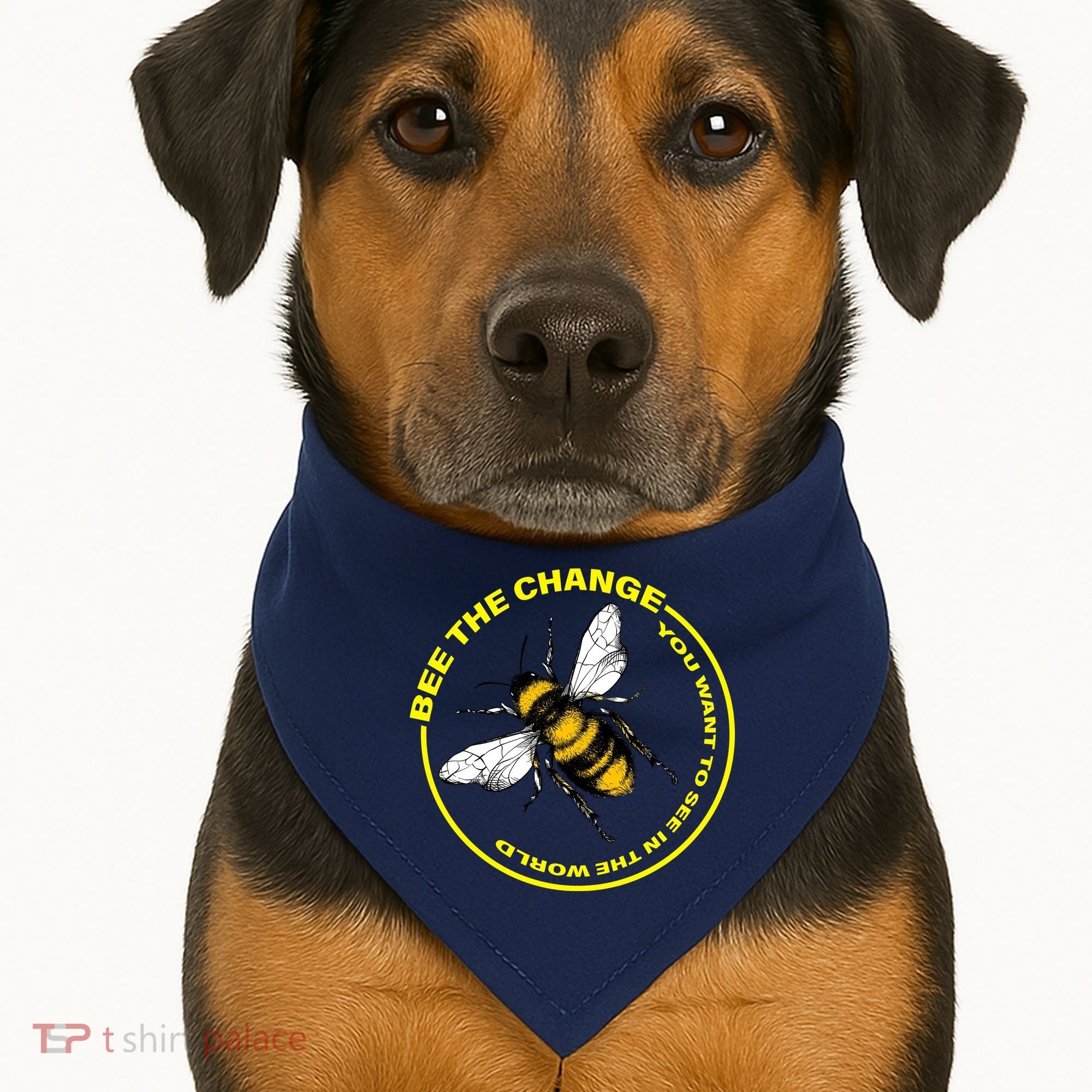 Bee The Change USA-Made Doggie Bandana