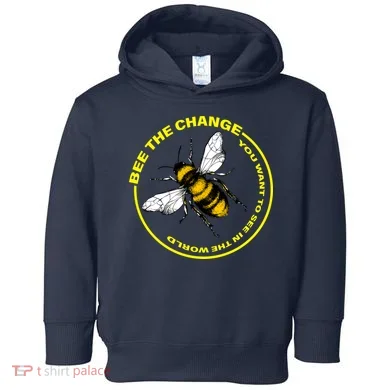 Bee The Change Toddler Hoodie