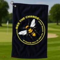 Bee The Change Golf Towel thumb 1