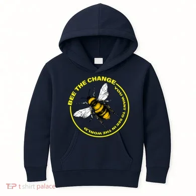 Bee The Change Kids Hoodie