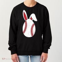 Baseball Easter Egg Women's Sweatshirt thumb 0