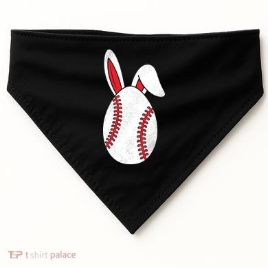 Baseball Easter Egg USA-Made Doggie Bandana