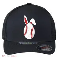 Baseball Easter Egg Flexfit Unipanel Trucker Cap thumb 0