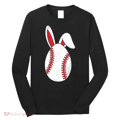 Baseball Easter Egg Long Sleeve Shirt