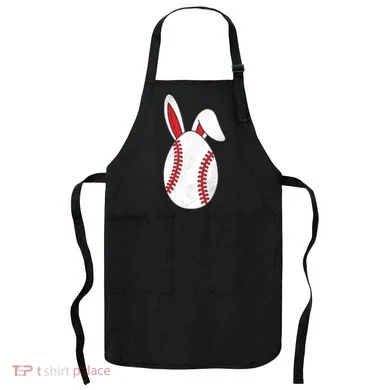 Baseball Easter Egg Apron
