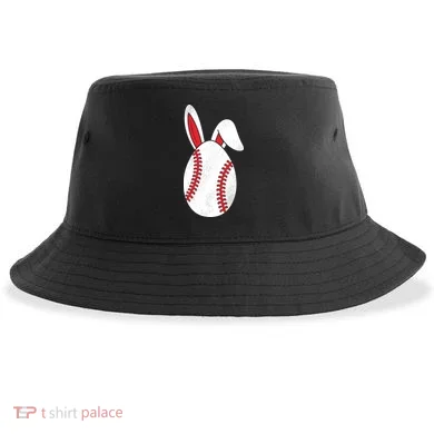 Baseball Easter Egg Sustainable Bucket Hat