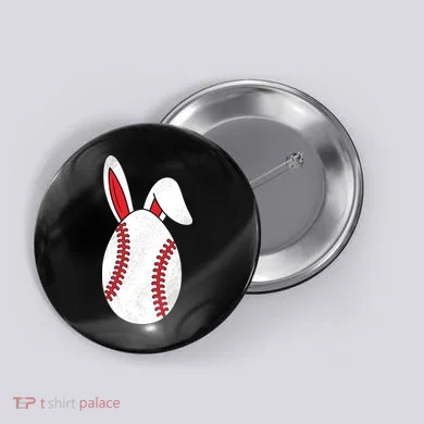 Baseball Easter Egg Button
