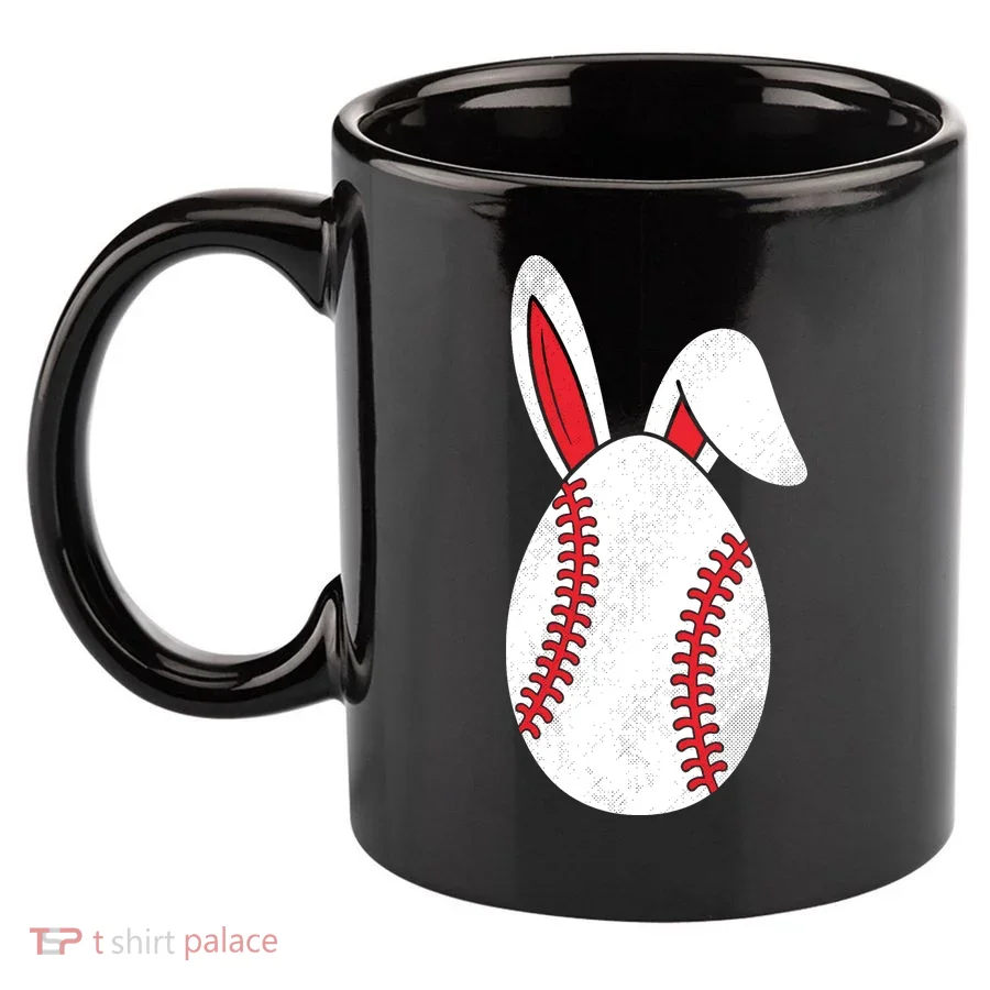 Baseball Easter Egg 11oz C Handle Ceramic Mug