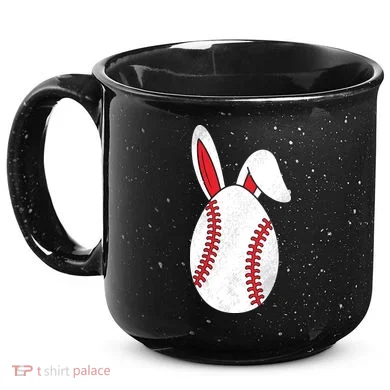 Baseball Easter Egg 15oz Campfire Ceramic Mug