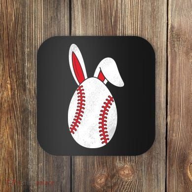 Baseball Easter Egg Coaster
