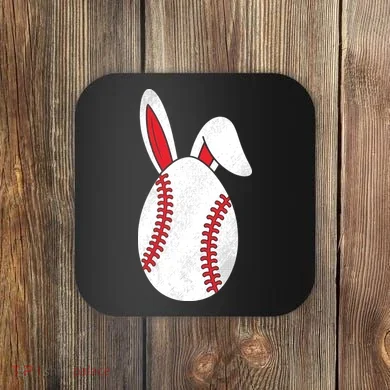 Baseball Easter Egg Coaster