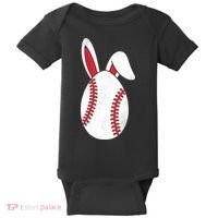 Baseball Easter Egg Baby Bodysuit thumb 0