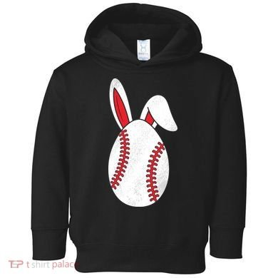 Baseball Easter Egg Toddler Hoodie