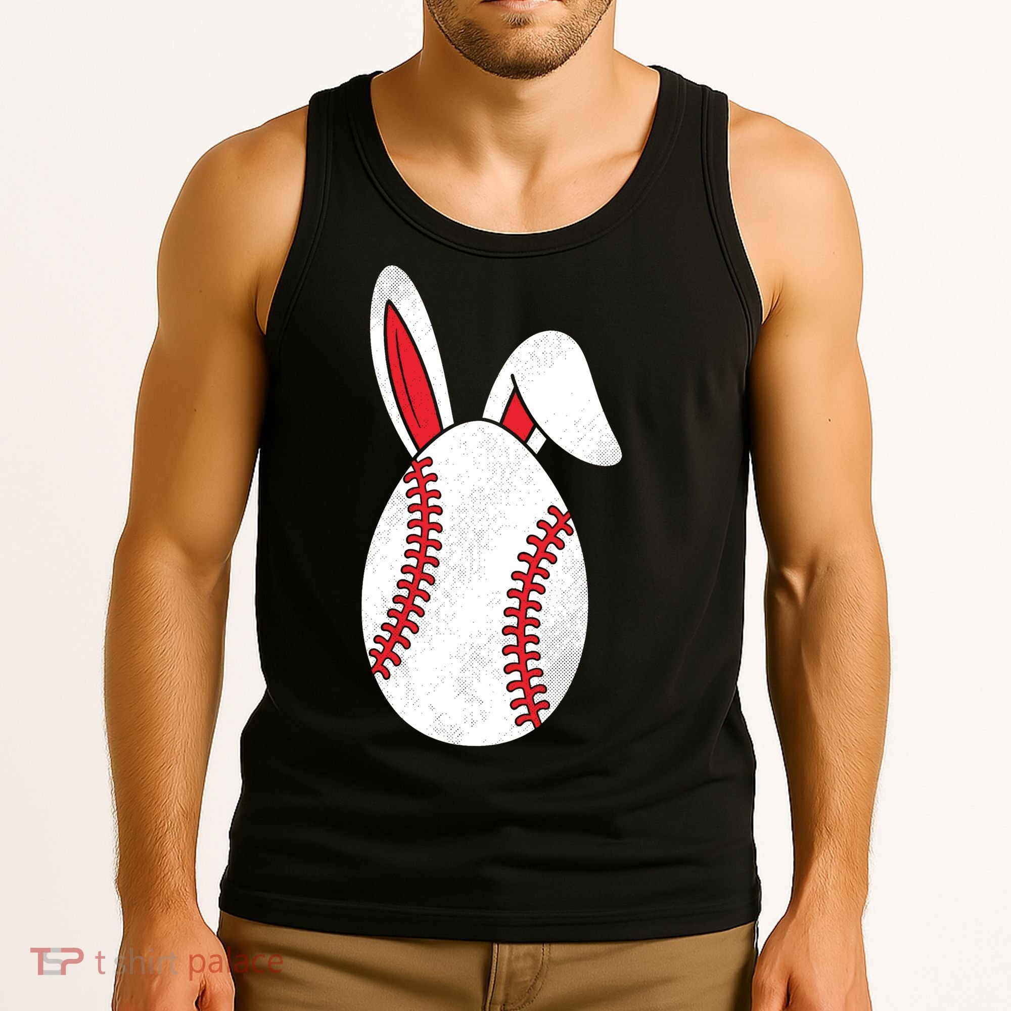 Baseball Easter Egg Tank Top