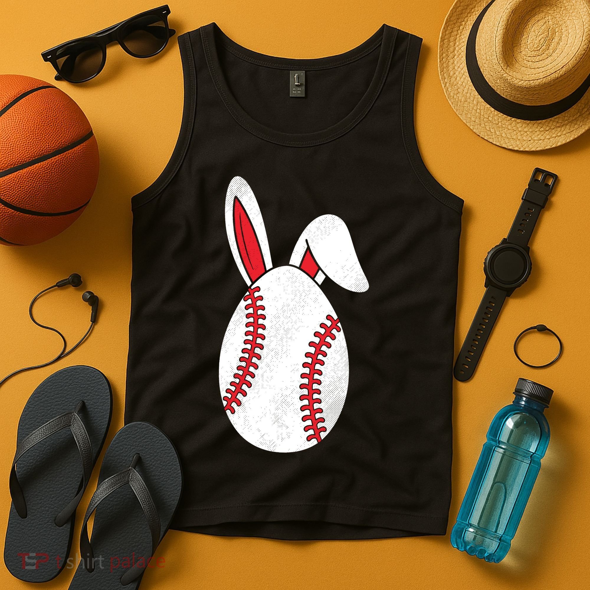 Baseball Easter Egg Tank Top