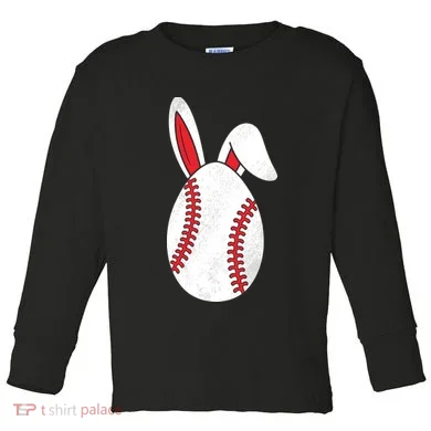 Baseball Easter Egg Toddler Long Sleeve