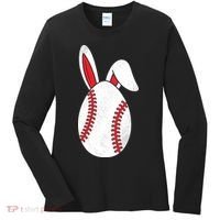 Baseball Easter Egg Women's Long Sleeve Shirt thumb 0