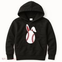Baseball Easter Egg Kids Hoodie thumb 0