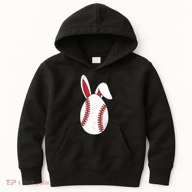 Baseball Easter Egg Kids Hoodie