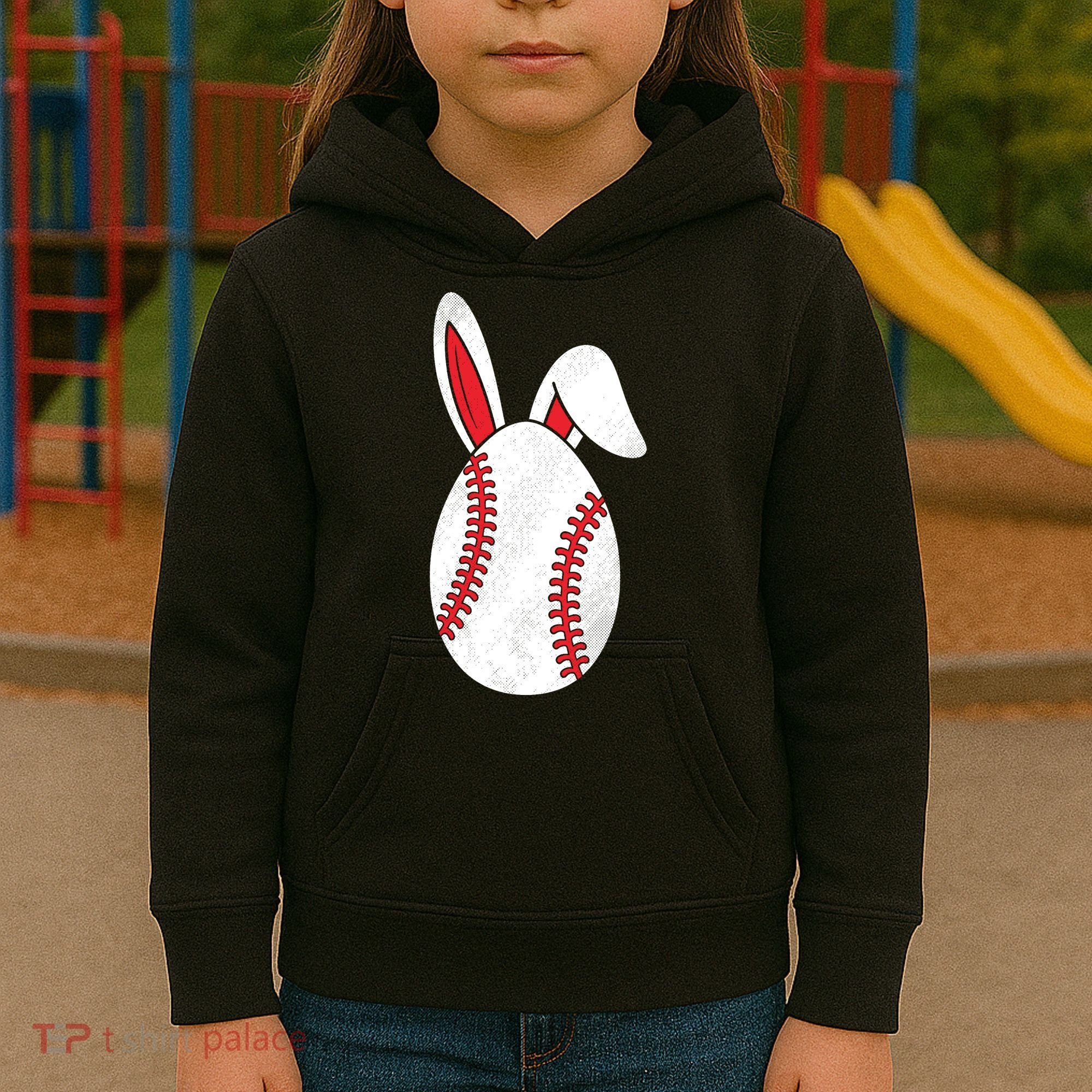 Baseball Easter Egg Kids Hoodie