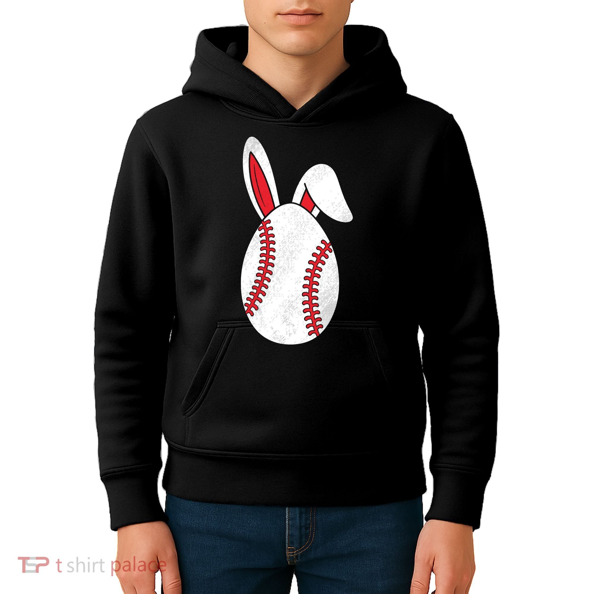 Baseball Easter Egg Kids Hoodie
