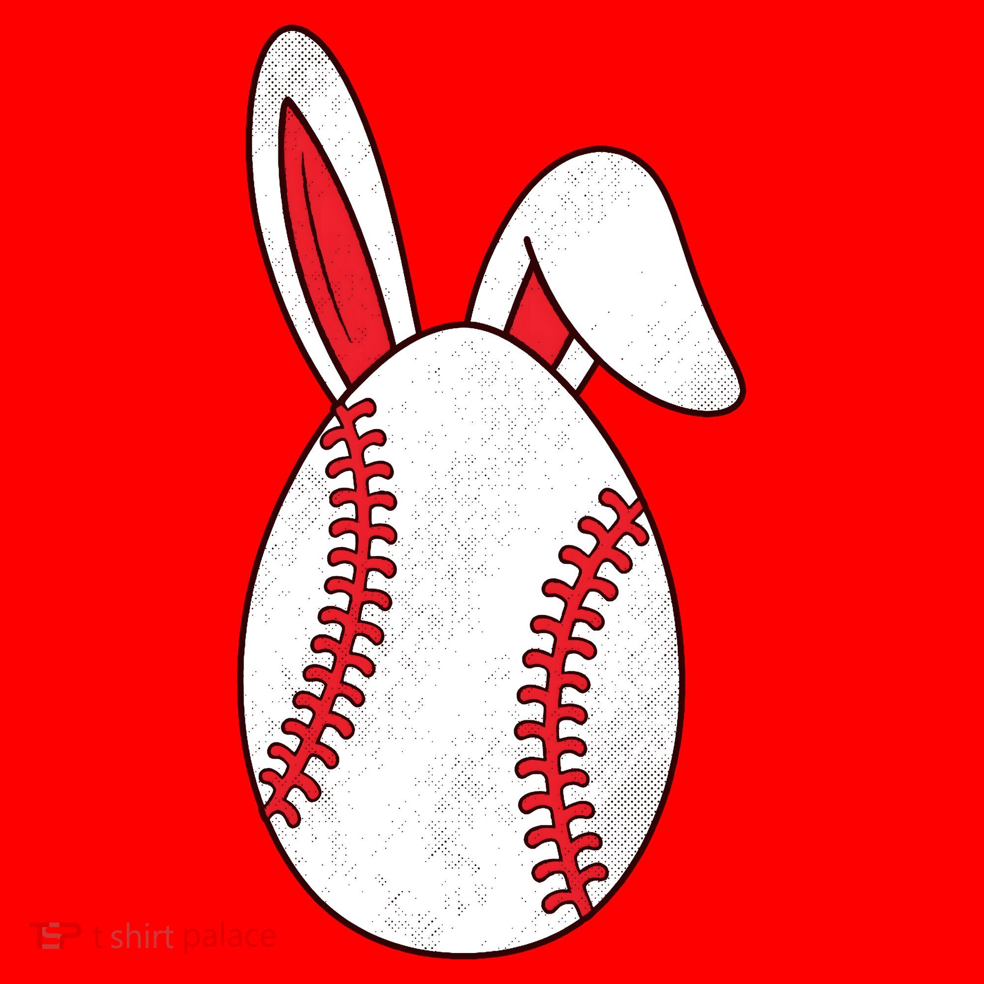 Baseball Easter Egg Santa Hat