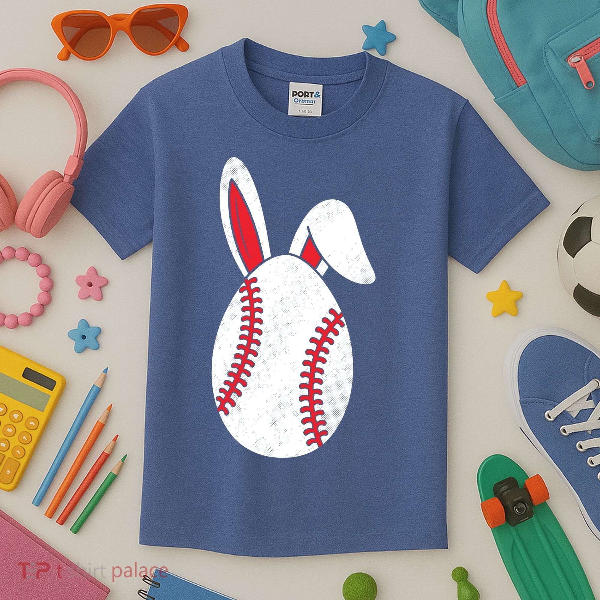 Baseball Easter Egg Kids T-Shirt