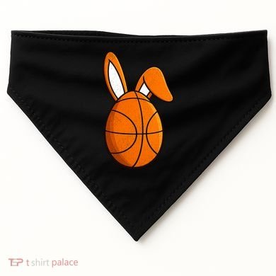 Basketball Easter Egg USA-Made Doggie Bandana