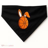 Basketball Easter Egg USA-Made Doggie Bandana thumb 0