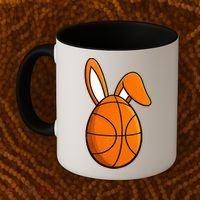 Basketball Easter Egg Coffee Mug thumb 2