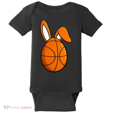 Basketball Easter Egg Baby Bodysuit