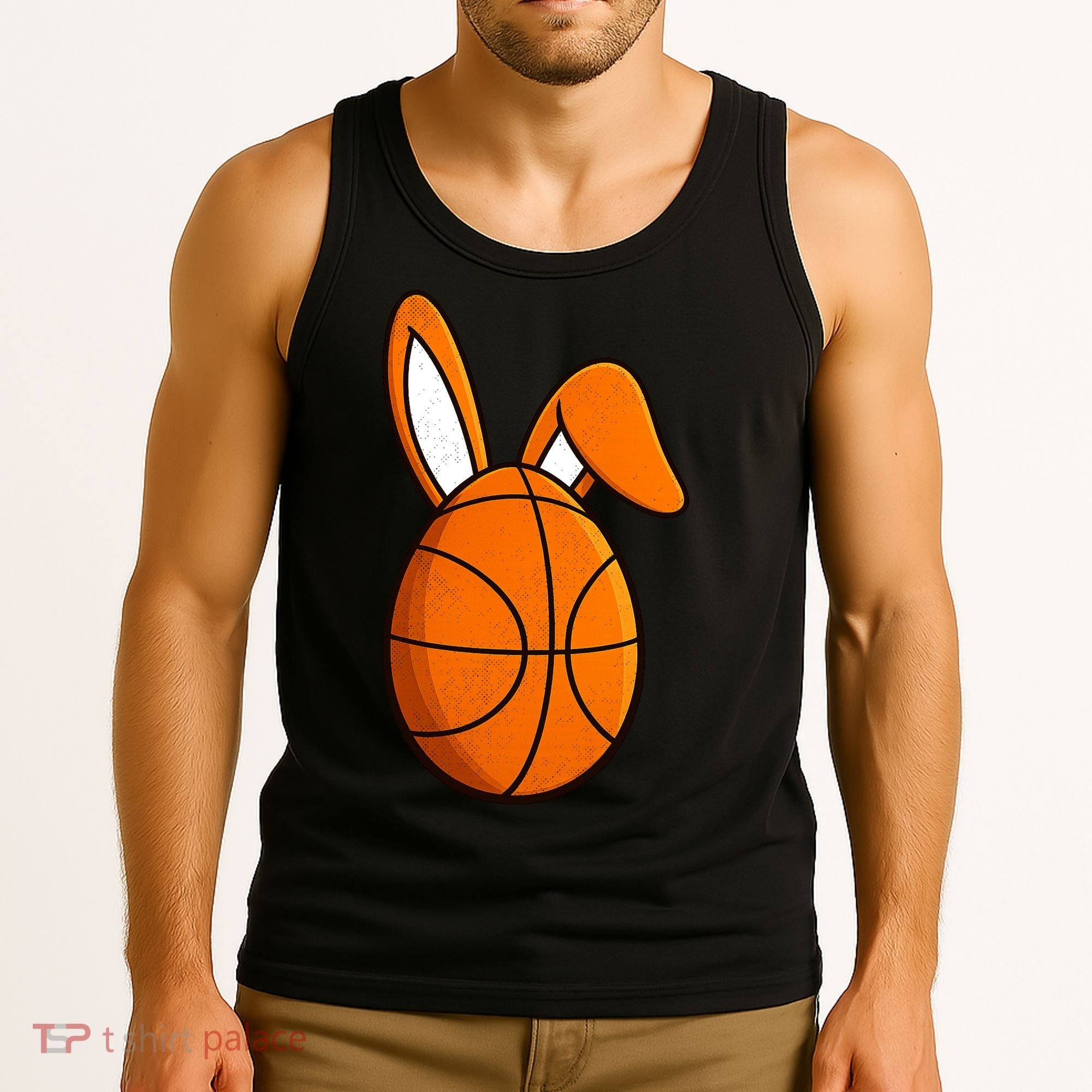 Basketball Easter Egg Tank Top