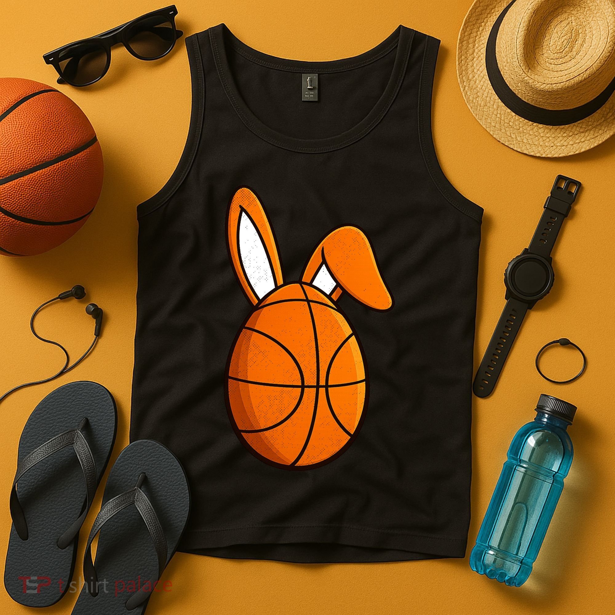 Basketball Easter Egg Tank Top