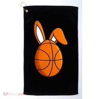 Basketball Easter Egg Golf Towel thumb 0