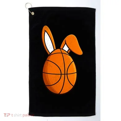 Basketball Easter Egg Golf Towel