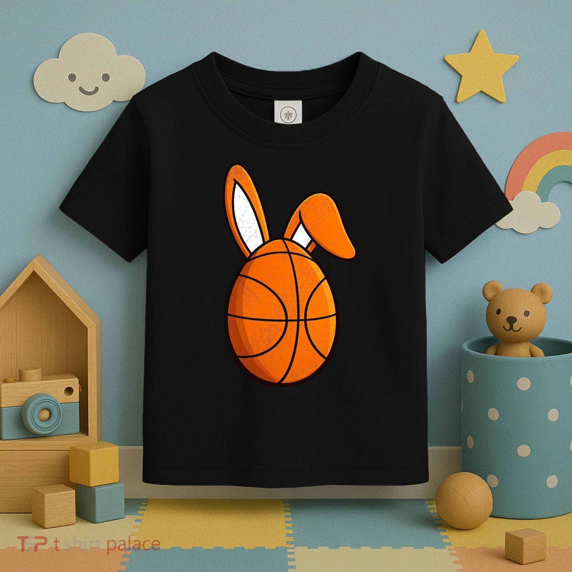 Basketball Easter Egg Toddler T-Shirt