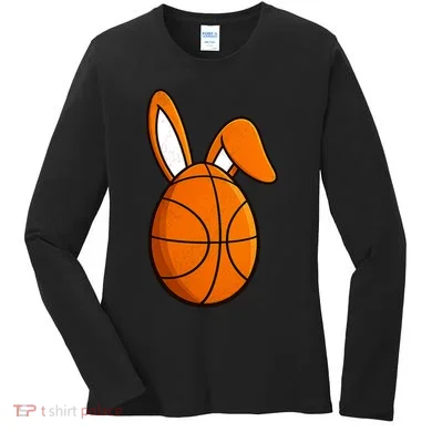 Basketball Easter Egg Women's Long Sleeve Shirt