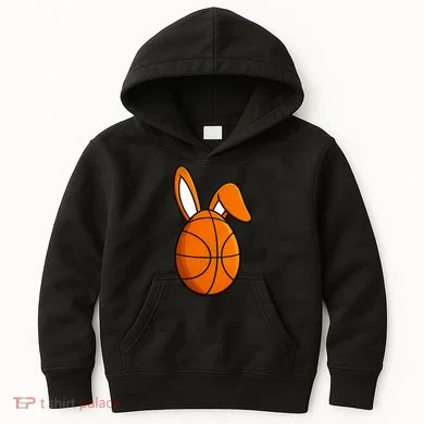 Basketball Easter Egg Kids Hoodie