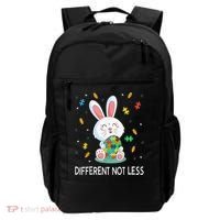 Bunny Easter Eggs Piece Autistic Different Not Less Backpack thumb 0