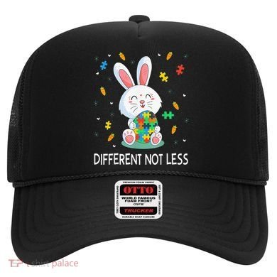 Bunny Easter Eggs Piece Autistic Different Not Less Hat