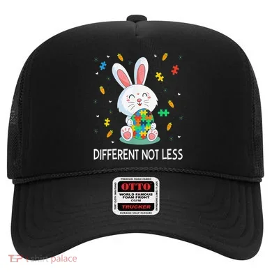 Bunny Easter Eggs Piece Autistic Different Not Less Hat