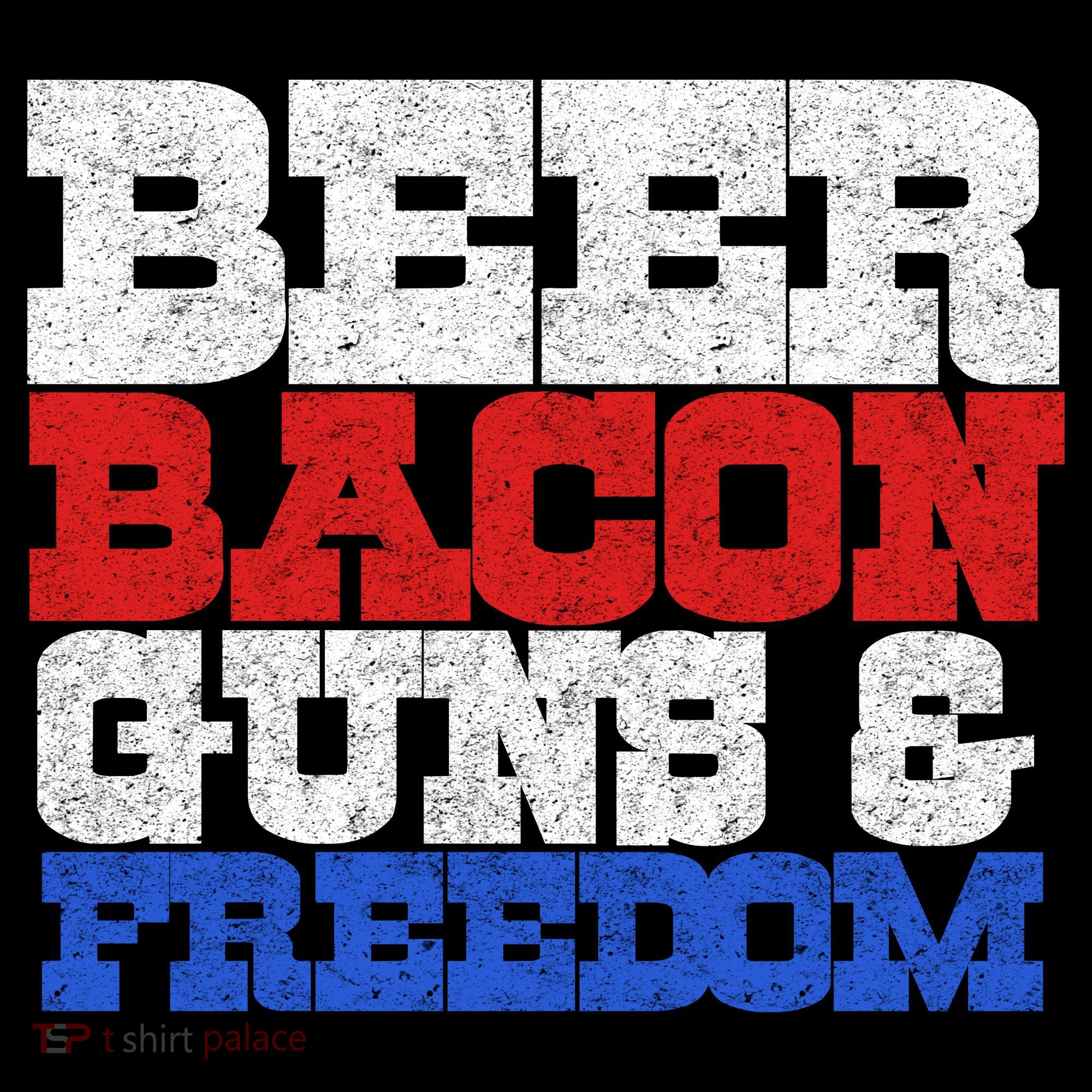 Beer Bacon Guns And Freedom Hoodie