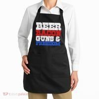 Beer Bacon Guns And Freedom Apron thumb 2