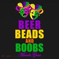 Beer Beads and Boobs Mardi Gras New Orleans Backpack thumb 2