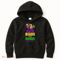 Beer Beads and Boobs Mardi Gras New Orleans Kids Hoodie thumb 0