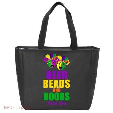 Beer Beads and Boobs Mardi Gras New Orleans Tote Bag