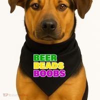 Beer Beads Boobs USA-Made Doggie Bandana thumb 1