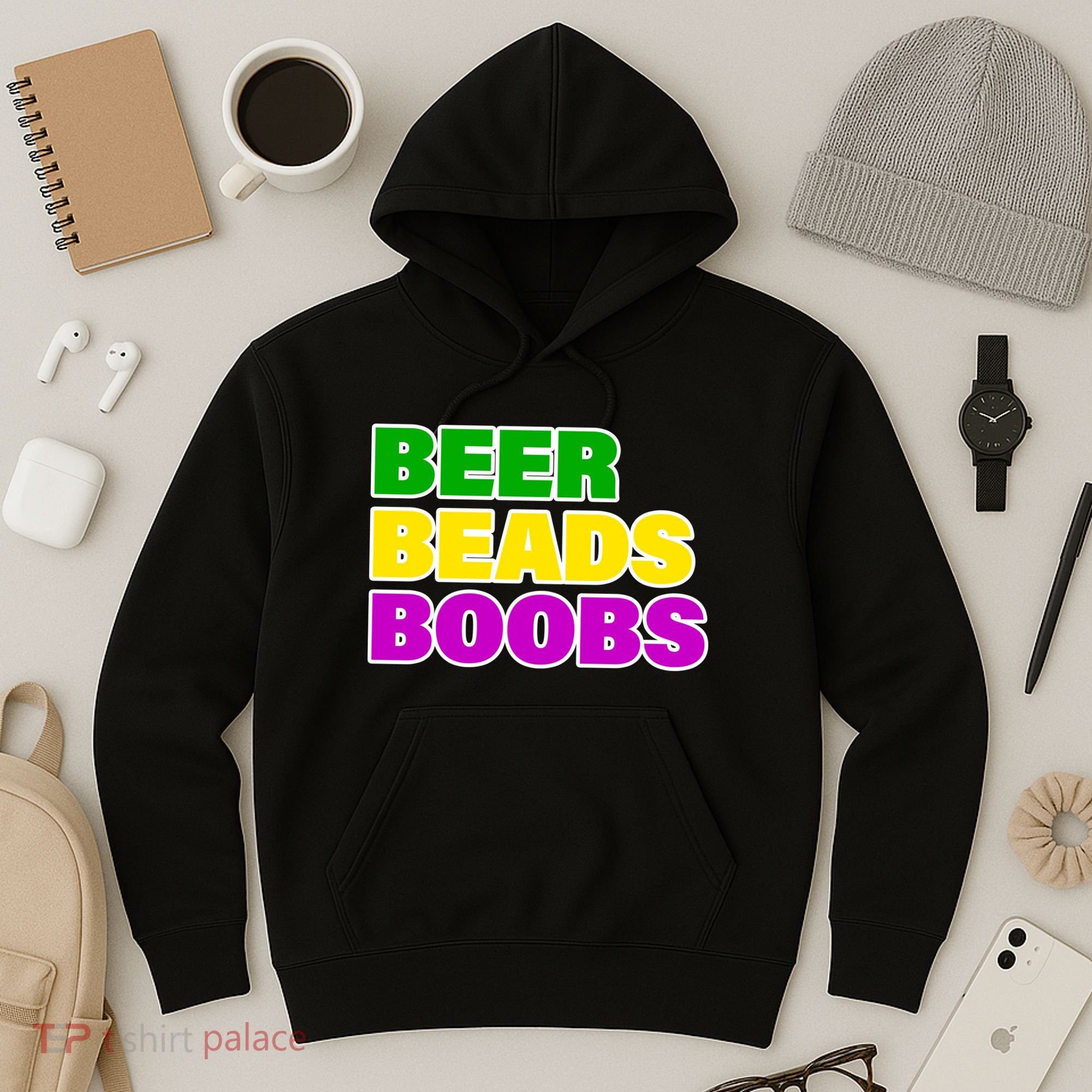 Beer Beads Boobs Hoodie